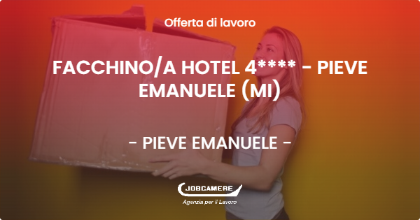 zoom immagine (Facchino/a hotel 4**** - pieve emanuele (mi))