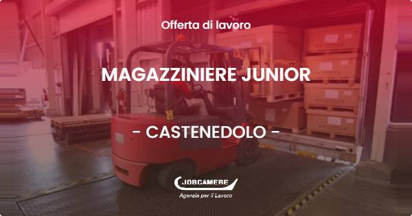 OFFERTA LAVORO - MAGAZZINIERE JUNIOR - CASTENEDOLO