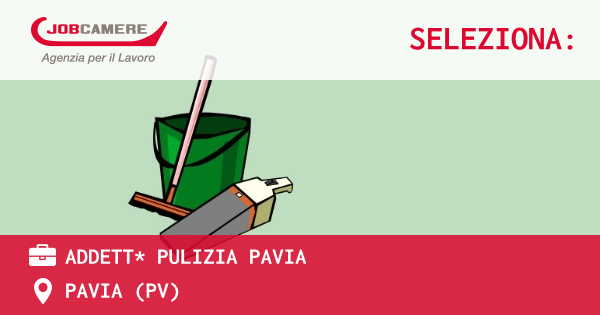 OFFERTA LAVORO - ADDETT* PULIZIA PAVIA - PAVIA (PV)