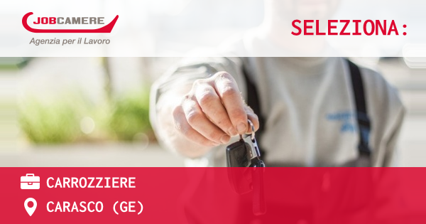 OFFERTA LAVORO - CARROZZIERE - CARASCO (GE)