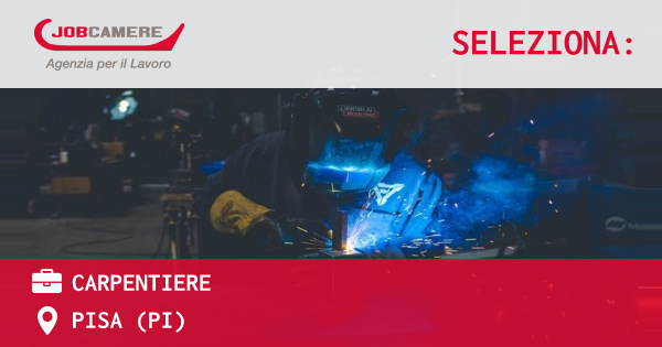 OFFERTA LAVORO - CARPENTIERE - PISA (PI)