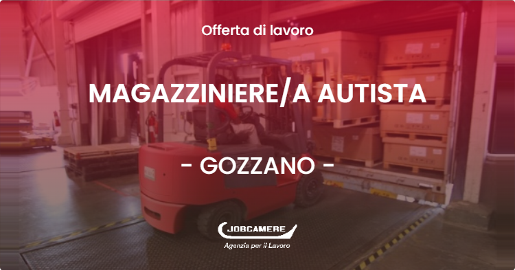 OFFERTA LAVORO - MAGAZZINIEREA AUTISTA - GOZZANO (NO)