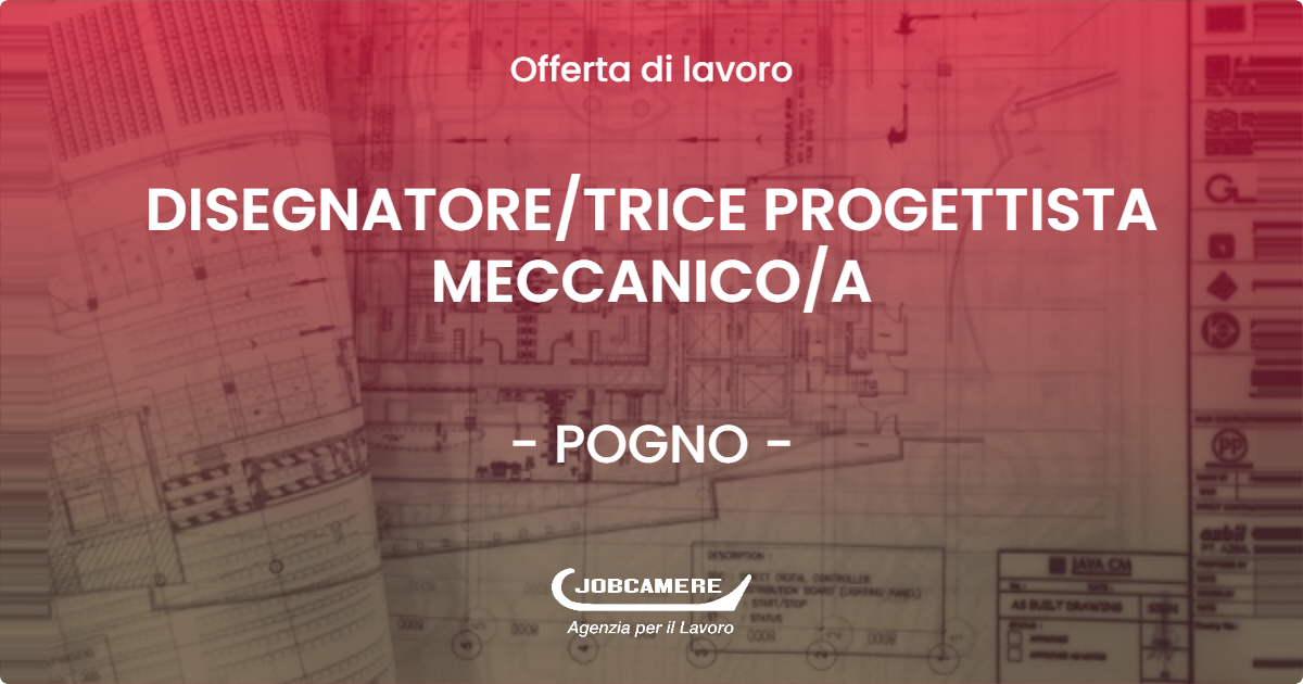 OFFERTA LAVORO - DISEGNATORETRICE PROGETTISTA MECCANICOA - POGNO