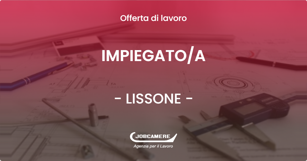 OFFERTA LAVORO - IMPIEGATOA - LISSONE (MB)