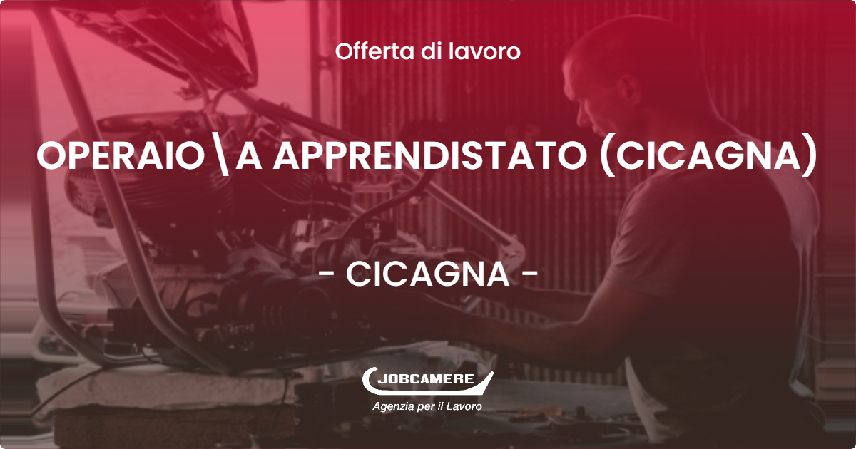 OFFERTA LAVORO - OPERAIOA APPRENDISTATO (CICAGNA) - CICAGNA (GE)