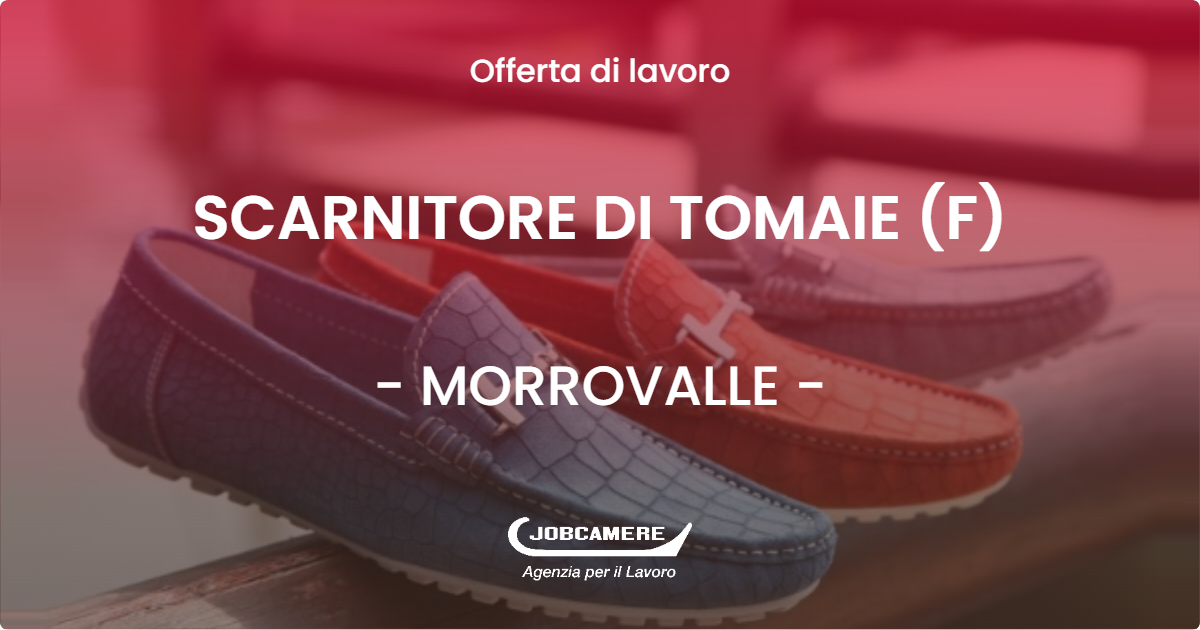 OFFERTA LAVORO - SCARNITORE DI TOMAIE (F) - MORROVALLE (MC)